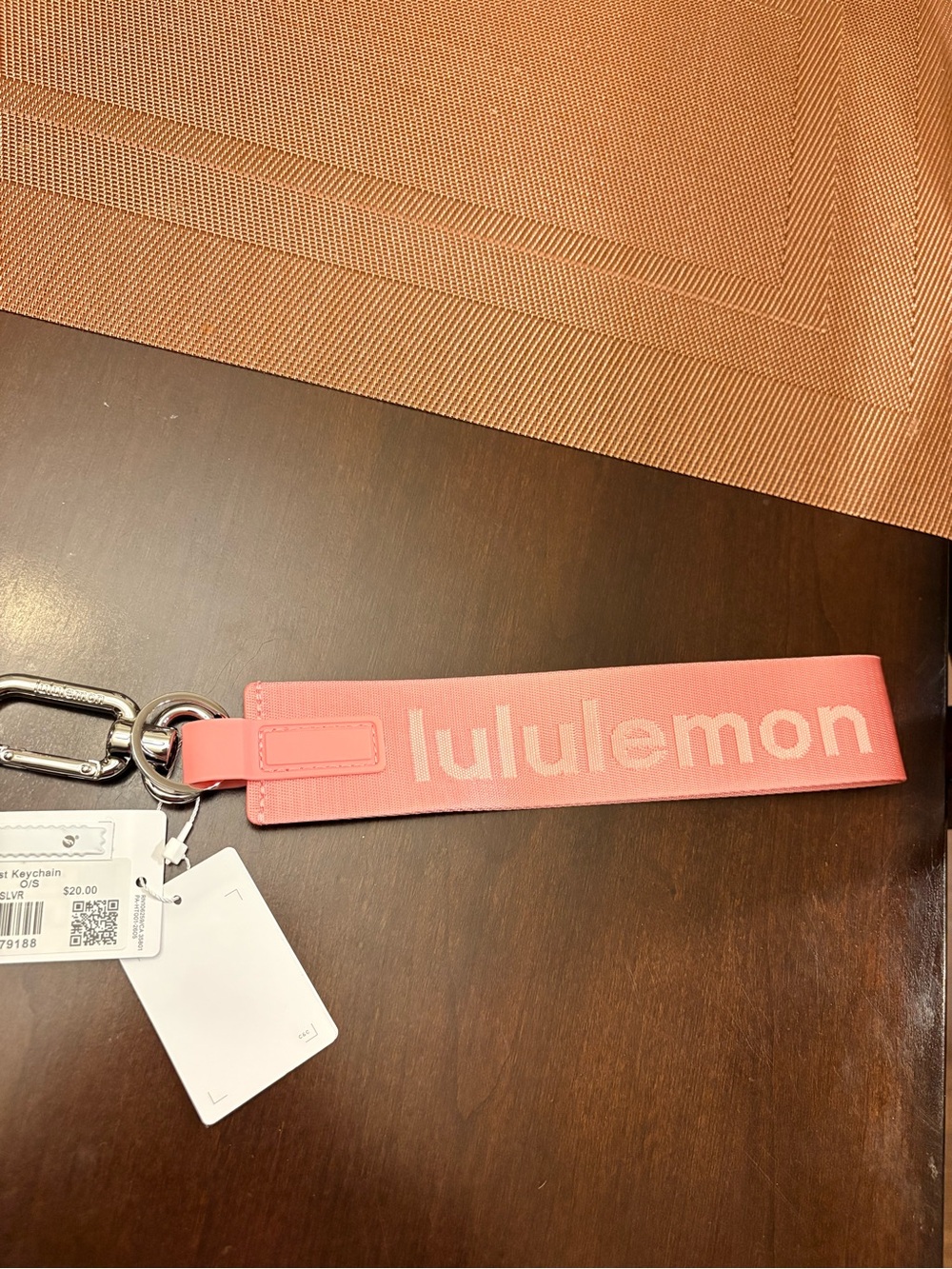 Lululemon Never Lost Keychain NWT Authentic sold out  Candy Cloud.
